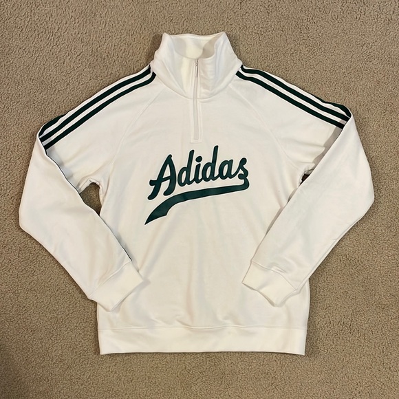 adidas Tops - NWT Adidas Half Zip Sweatshirt